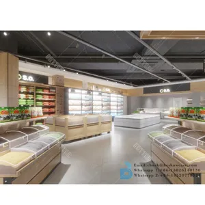 Étagères de magasin personnalisées présentoir en bois de supermarché étagères de gondole étagères de supermarché double face supports de super marché