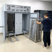 Congélateur rapide intégré Plug and Play 1200L 100Kg à refroidissement par ventilateur forcé pour pâte à pizza et aliments surgelés