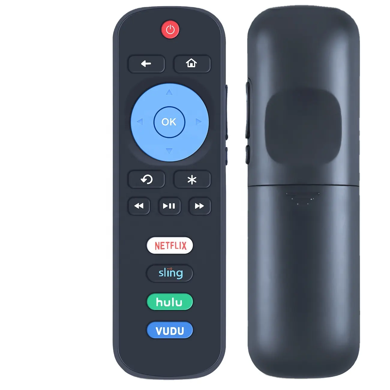 RC280 Remote Control Smart LED TV Television Hulu, Direc_tv Vudu Key for TCL Roku 55UP120 32S4610R 50FS3750 Black Carton Box