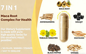 शाकाहारी सेक्समैक्स ऊर्जा पुरुषों के लिए माका कैप्सूल कार्बनिक ब्लैक मैका रूट कैप्सूल - Product Image 2