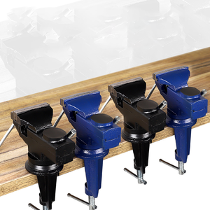 60mm Quick <b>Clamp</b> Vise 360 Degree Rotatable Multi-Function Industrial Vise for <b>Tables</b> Benches Stationary Swivel Options Available - Product Image 4