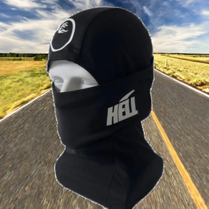 Summer Full <b>Cover</b> Single Bore Polyester Balaclava Breathable Custom Logo Mask Adjustable <b>Head</b> Circumference Digital Printing - Product Image 2