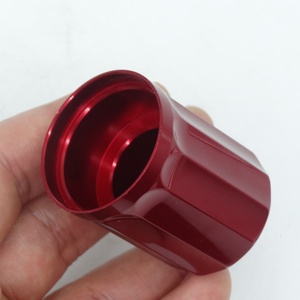 Chính xác <span class=keywords><strong>CNC</strong></span> gia công thép không gỉ/Đỏ Anodized nhôm tùy chỉnh Nut cơ khí buộc thiết bị dây EDM tạo mẫu nhanh - Product Image 3