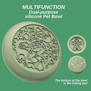 Minimaliste Anti-Fuite Anti-Déversement Arrondi Anti-Glutton Reised Rustic 2025 Designer Dog Feeder Bowl - Product Image 2