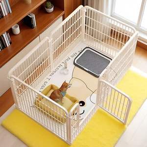 Clôture pliable en fil d'acier de style moderne fabriquée en Chine, grande clôture en métal pour chiot, parc pour animaux de compagnie, matériau en fer, course libre - Product Image 2