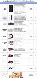 Topsky Hybrid 15Kva完全ソーラーパネルエネルギーシステム,The House Home Farmオールインワン15KWハイブリッド太陽光発電システム - Product Image 2