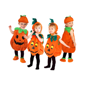 Disfraz de Calabaza de Halloween para Niños de 1 a 6 Años, Capa y Sombrero de Algodón Unisex, Disfraz de Cosplay - Product Image 4