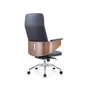 QS-OLC09 Haute dos PU <span class=keywords><strong>chaise</strong></span> <span class=keywords><strong>de</strong></span> <span class=keywords><strong>bureau</strong></span> avec en <span class=keywords><strong>bois</strong></span> courbé cadre accoudoir <span class=keywords><strong>de</strong></span> luxe fauteuil <span class=keywords><strong>de</strong></span> direction pivotant - Product Image 2