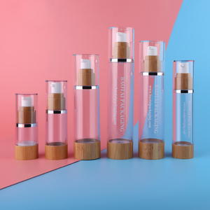 Tre <span class=keywords><strong>Pro</strong></span>-Môi Trường Không Có Không Khí Acrylic Lotion Chai Và Kem Mắt Jar Cho Chăm Sóc Da Bao Bì Mỹ Phẩm - Product Image 1