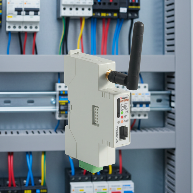 Acrel Intelligent Gateway AWT100 Series Different Communication Din Rail Apply for Places IoT Platform Easy Installed