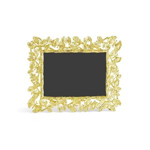 Cadre photo en métal magnifiquement conçu avec un design floral délicat en forme de cœur parfait pour la décoration intérieure et les cadeaux. - Product Image 2