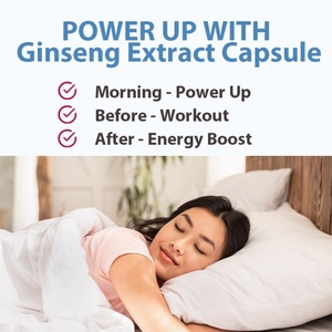 Cápsulas de Extracto de Ginseng OEM ODM, Antioxidante, Aumenta la Energía, Apoya el Sistema Inmunológico, Equilibra el Estado de Ánimo, Suplemento para la Salud, Vegano, Sin OMG - Product Image 4