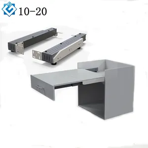 Экономия пространства мебель обеденный стол механизм кухонный Выдвижной Стол удлинитель алюминиевый стол направляющие без шарнира