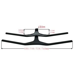 <span class=keywords><strong>Guidon</strong></span> intégré pour vélos de route 28.6mm-17 degrés <span class=keywords><strong>Guidon</strong></span> de vélo en fibre de carbone 260g Accessoires VTT - Product Image 1