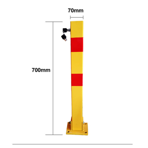 Metal Road Barrier Removable <strong>Bollard</strong> Collapsible <strong>Parking</strong> <strong>Bollard</strong> Car <strong>Parking</strong> Post <strong>Folding</strong> <strong>Bollard</strong> - Product Image 6