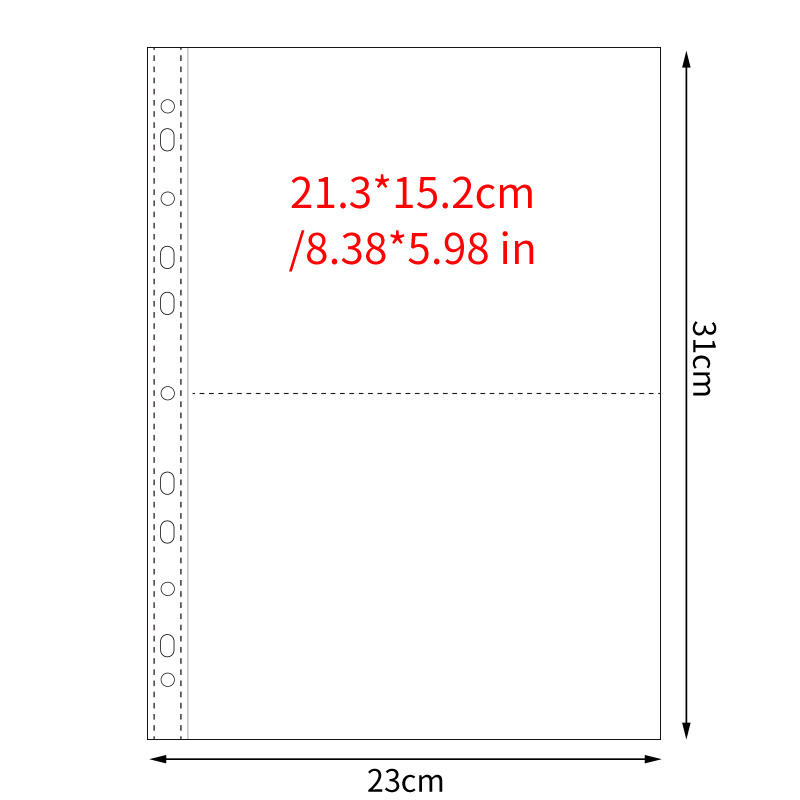 A4 2-poches horizontales