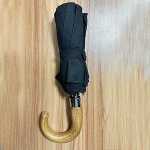 <span class=keywords><strong>Haut</strong></span> <span class=keywords><strong>de</strong></span> <span class=keywords><strong>gamme</strong></span> Top Qualité Manche En Bois Gravé Hommes <span class=keywords><strong>Parapluie</strong></span> Coupe-Vent Automatique <span class=keywords><strong>Parapluie</strong></span> Pliant - Product Image 5