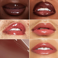 Huile à lèvres hydratante durable en gros, rouge à lèvres personnalisé avec logo, repulpeur de lèvres, couleur à lèvres végétarienne de marque propre