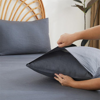 Ensemble de draps en lin ultra doux, respirant, rafraîchissant naturellement, 100% lin français, literie OEKO-TEX