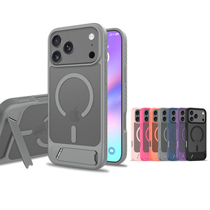 Funda Magnética Esmerilada de Alta Calidad para iPhone 17 16 15 14 Pro Max, Soporte Metálico, Carcasa Trasera Transparente Mate - Product Image 2