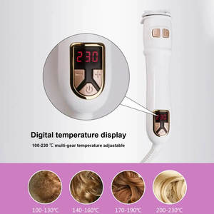 Rizador de Pelo Eléctrico Profesional de Cerámica, Automático y Giratorio, con Pantalla LED de Temperatura, <span class=keywords><strong>4</strong></span> Ajustes de Temperatura, Rápido - Product Image 5