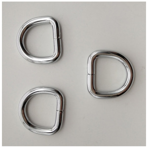 Hebillas de Anillo en D de Acero Inoxidable, Tamaños X-Small, Medium y Large, para Bolsos, Ropa, Zapatos, Juguetes, Manualidades, Accesorios Metálicos Duraderos - Product Image 1