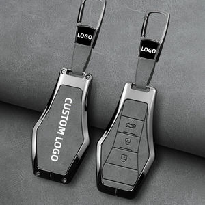 Housse de protection pour clé de voiture en alliage de zinc et cuir pour Dongfeng Forthing T5 T5L T5 <span class=keywords><strong>EVO</strong></span> Yacht Thunder, étui de protection pour clé intelligente - Product Image 4