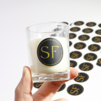 Étiquettes de logo de marque personnalisées de haute qualité Rouleaux d'autocollants ronds adhésifs imprimés Emballage de produit en vinyle holographique pour Premium Touch