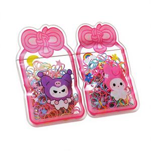 Élastique à cheveux <span class=keywords><strong>pour</strong></span> enfants, style chinois, motif arc-en-ciel, n'abîme pas les cheveux, bandeau <span class=keywords><strong>pour</strong></span> bébé, anneau <span class=keywords><strong>pour</strong></span> cheveux, coiffe mignonne Kulomi <span class=keywords><strong>pour</strong></span> filles - Product Image 1