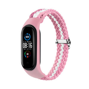 FORWELLENY Factory Nylon Adjustable Smart Watch <strong>Band</strong> Strap for Xiaomi <strong>Mi</strong> <strong>Band</strong> 7 6 5 <strong>4</strong> 3 Replaceable <strong>Bracelet</strong> <strong>Women</strong> Men - Product Image 5