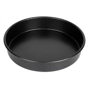 ATLAS STAR - Bandeja para Pizza de Aluminio Anodizado Resistente de 7 Pulgadas de Profundidad, Color Negro, para Pizza Crujiente, Panes Planos, Galletas Gigantes y Otros Alimentos - Product Image 1
