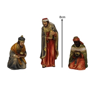 รูปการประสูติประสูติของพระเยซูคริสต์ที่วาดด้วยมือจาก polyresin ธรรมชาติของ bethany ของเล่นตุ๊กตาคริสต์มาสขนาด7.5ซม. - Product Image 2