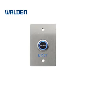 Puerta Botón de liberación no táctil infrarroja Salida de interruptor de control de acceso de la puerta