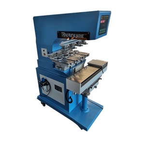 4-Color Shuttle Automatic Pad Printer New <b>Used</b> Condition for Toy Bottle Paper Multi-Color Ink Cup Label Printing Engine - Product Image 2