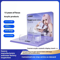 Support de Présentation Portable Léger en Acrylique Personnalisé pour Écouteurs Bluetooth, Casques, Haut-parleurs et Porte-Stylos en Cristal pour Magasin d'Électronique
