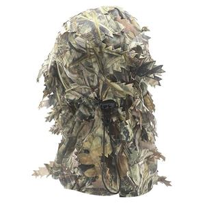 カモフラージュヘッドギア、ハンティングヘッドギア、ハンティングフルカバーメッシュカモフラージュ3Dリーフィーフェイスマスク - Product Image 4