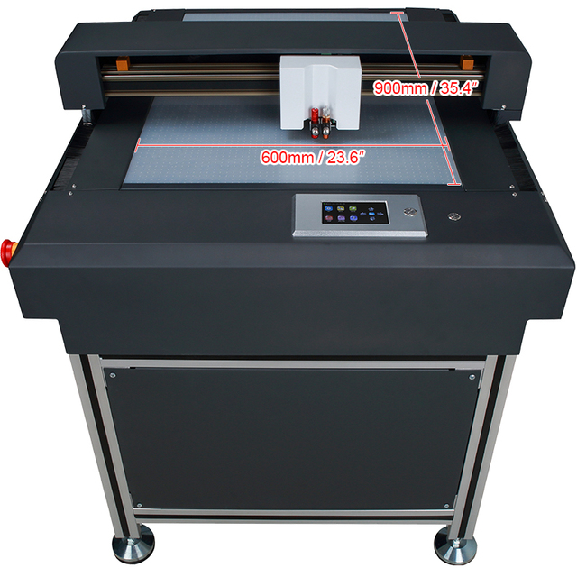 Digital CNC Double Head Cardboard 6090 Flatbed Cutting Plotter Sticker Gift Box Vacuum Adsorption Flatb Die Cut Plotter