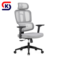 Chaise de bureau ergonomique moderne de qualité supérieure à dossier haut en maille pour le bureau et la maison, vente en gros par fabricant OEM