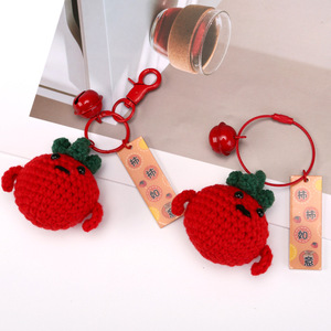 Ciondolo <span class=keywords><strong>portachiavi</strong></span> carino adorabile accessorio da appendere regalo morbido fresco e dolce per cachi lavorati <span class=keywords><strong>a</strong></span> <span class=keywords><strong>maglia</strong></span> all'uncinetto - Product Image 2