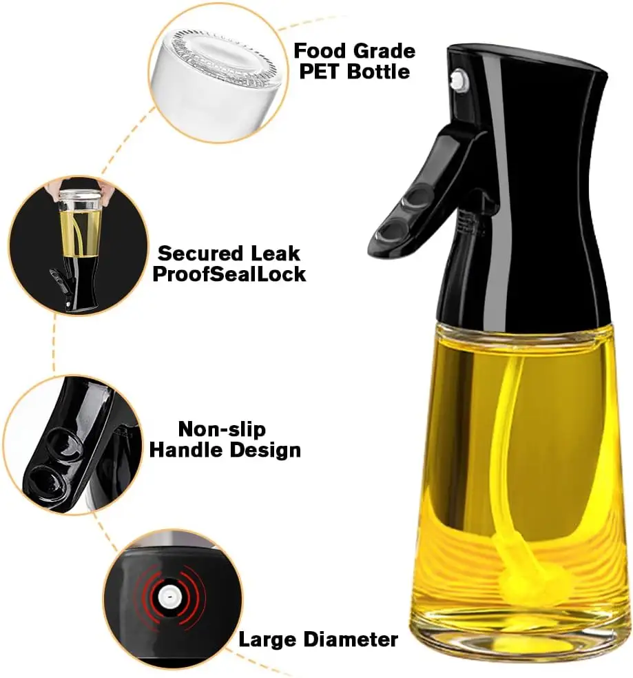 Vendita calda accessori per la cucina utensili da cucina olio e aceto Dispenser olio d'oliva bottiglia Spray