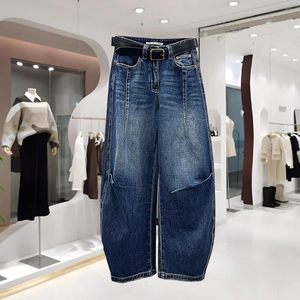 Pantalon en <span class=keywords><strong>jean</strong></span> coupe droite Old <span class=keywords><strong>Dad</strong></span> Cowboy, nouveau style, pour étudiantes, taille mi-haute, coupe régulière, amincissant, sportif, longueur cheville, neuf pièces - Product Image 6