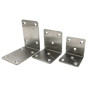 Connecteur d'<span class=keywords><strong>angle</strong></span> en métal galvanisé robuste avec trou pour perlage, support triangulaire de construction - Product Image 3