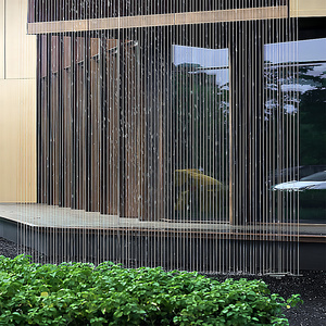 Fontana a Cascata Lineare a Colori per Esterni con Effetto Pioggia e Acqua Corrente - Product Image 6