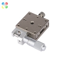 C&K Steel Body Manual Linear Stage X Axis for Optical Instruments with 1 Year Warranty High Load Capacity Export to Korean