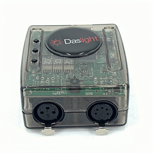 HYULIGHTS DVC4 GZM Virtual Controller DMX512 USB Lighting Interface with IP33 Rating for Disco DJ Stage Lights LED Dimmable