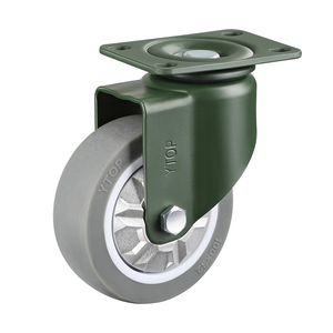 Die Tragfähigkeit von mittelgroßen 3-Zoll-Kunstkautschuk-Manganstahlrollen beträgt 110kg - Product Image 4