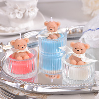 Velas Aromáticas de Alta Calidad con Forma de Osito para Decoración del Hogar, Regalo Romántico para Bodas y San Valentín, Velas Perfumadas Hechas a Mano