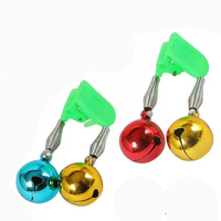 Clochettes de pêche en laiton à double sonnerie pour canne à pêche, alarme sonore claire et forte pour la pêche nocturne en mer, livraison rapide