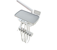 Unité dentaire durable et élégante, fauteuil dentaire noir avec le meilleur prix, système de filtration d'eau dentaire, caméra buccale avec aspirateur
