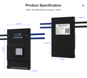 JIKONG BD6A24S20P BMS intelligent pour batteries LiFePo4/Li-ion/LTO, équilibrage actif 0.6A, 200A, 8S-24S, CE FCC RoHS, Android/iOS - Product Image 4